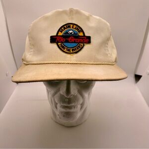 Vintage 80’s Rio Grande Mainline Thru The Rockies StrapBack Hat Made in the USA